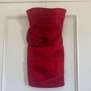 Red Rose Mini Dress
